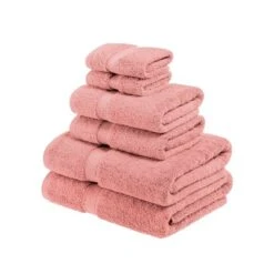 Premium Cotton 800 GSM Heavyweight Plush Luxury 6 Piece Bathroom Towel Set By Blue Nile Mills -Home Decor Store GUEST 65072dad 9660 4815 a1e2 032dd48e2f7d