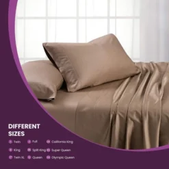 100% Premium Cotton 400 Thread Count Solid Deep Pocket Luxury Bed Sheet Set By Blue Nile Mills -Home Decor Store GUEST 6aad4bf5 8ec6 47da a6d5 f4a3e545f867