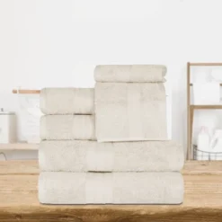 Classic Plush Absorbent 6-Piece Towel Set By Blue Nile Mills -Home Decor Store GUEST 6ddb850f d3a0 4d08 bec0 9c4583dab3ca