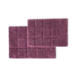 Plush And Absorbent Non-Slip Cotton Checkered 2-Piece Bath Rug Set By Blue Nile Mills 21 Plush And Absorbent Non-Slip Cotton Checkered 2-Piece Bath Rug Set By Blue Nile Mills -Home Decor Store GUEST 6e07b38f 4d7d 488c b013 b6f89a9ef9db