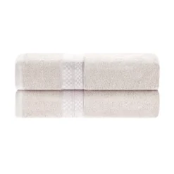 Plush And Absorbent Rayon From Bamboo And Cotton 2-Piece 30" X 54" Bath Towel Set By Blue Nile Mills -Home Decor Store GUEST 6e528f43 e6d1 4b7a b22c 334f616b6b76