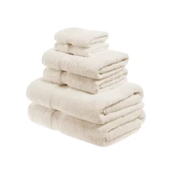 Premium Cotton 800 GSM Heavyweight Plush Luxury 6 Piece Bathroom Towel Set By Blue Nile Mills -Home Decor Store GUEST 6f2fea09 32f7 467e 9115 ec7d43d5122f