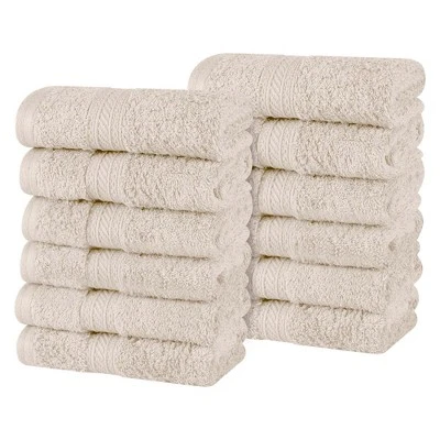 Cotton Plush Soft Highly-Absorbent Heavyweight Luxury Face Towel Washcloth Set Of 12 By Blue Nile Mills 16 Cotton Plush Soft Highly-Absorbent Heavyweight Luxury Face Towel Washcloth Set Of 12 By Blue Nile Mills - Image 14