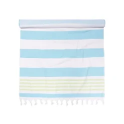 Cotton Oversized Striped Fouta Beach Towel With Tassels By Blue Nile Mills -Home Decor Store GUEST 71589bb2 e55f 47df a592 e1c9cfff2751