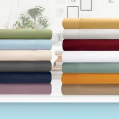 1200-Thread Count Cotton Solid Duvet Cover And Sham Set, By Blue Nile Mills -Home Decor Store GUEST 74df70ad f7fc 48c3 bf23 b69837afcb48