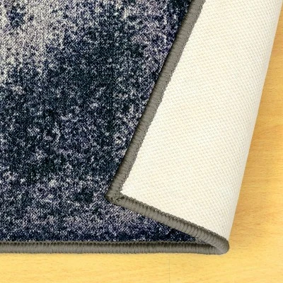 Ornamental Decorative Ornate Medallion Modern Transitional Eclectic High-Traffic Ultra-Soft Nylon Indoor Washable Area Rug By Blue Nile Mills 4 Ornamental Decorative Ornate Medallion Modern Transitional Eclectic High-Traffic Ultra-Soft Nylon Indoor Washable Area Rug By Blue Nile Mills - Image 2