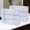 Cotton Modern Geometric Jacquard Soft Highly-Absorbent Hand Towel Set Of 6 By Blue Nile Mills -Home Decor Store GUEST 77798cdf d33b 4749 8993 4850f978e730