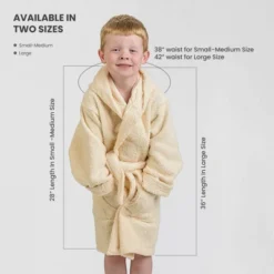 Soft And Warm Cotton Terry Kids' Hooded Bathrobe By Blue Nile Mills -Home Decor Store GUEST 79ae818c 2732 41ef 8da5 7720e36d72dd