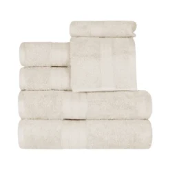 Classic Plush Absorbent 6-Piece Towel Set By Blue Nile Mills -Home Decor Store GUEST 7f81b40c a70f 4a1a 95d7 a826a98c2944