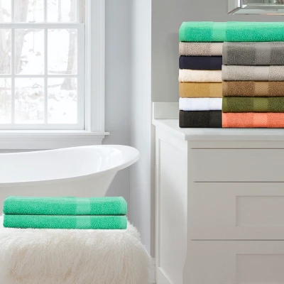 Eco-Friendly Absorbent 2-Piece Bath Sheet Towel Set By Blue Nile Mills 5 Eco-Friendly Absorbent 2-Piece Bath Sheet Towel Set By Blue Nile Mills - Image 3