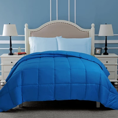Classic Comforter Reversible All-Season Medium Weight Down Alternative Bedding By Blue Nile Mills 5 Classic Comforter Reversible All-Season Medium Weight Down Alternative Bedding By Blue Nile Mills - Image 3