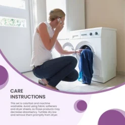 Classic Cotton Absorbent And Quick-Drying 4-Piece Bath Towel Set By Blue Nile Mills -Home Decor Store GUEST 86da8926 1a35 4d62 9aa5 691cdbce9a4d