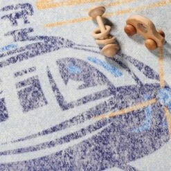 World Traveler Playful Helicopter Kids Playroom Indoor Area Rug By Blue Nile Mills -Home Decor Store GUEST 87790130 a467 4f69 9e85 70f8c4b9c741