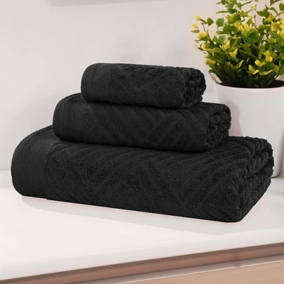 Basketweave Luxury Egyptian Cotton Jacquard 3 Piece Assorted Towel Set By Blue Nile Mills 3 Basketweave Luxury Egyptian Cotton Jacquard 3 Piece Assorted Towel Set By Blue Nile Mills