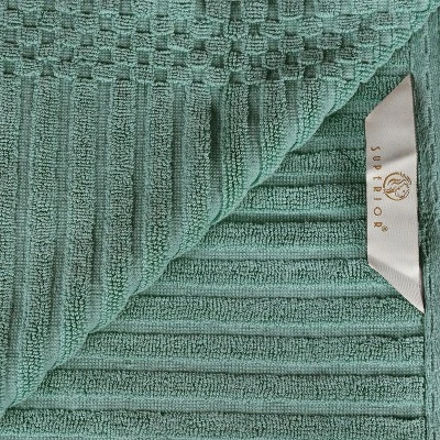 Ribbed Cotton Absorbent Heavyweight Towel Set By Blue Nile Mills 4 Ribbed Cotton Absorbent Heavyweight Towel Set By Blue Nile Mills - Image 2