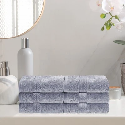 Plush And Highly Absorbent Rayon From Bamboo And Cotton 6-Piece Hand Towel Set, Quick Drying And Soft By Blue Nile Mills 3 Plush And Highly Absorbent Rayon From Bamboo And Cotton 6-Piece Hand Towel Set, Quick Drying And Soft By Blue Nile Mills