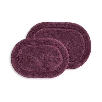 Plush And Absorbent Non-Slip Cotton Oval 2-Piece Bath Rug Set By Blue Nile Mills 10 Plush And Absorbent Non-Slip Cotton Oval 2-Piece Bath Rug Set By Blue Nile Mills - Image 8