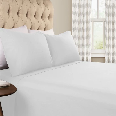 Heavyweight Cotton Flannel Solid Or Trellis Deep Pocket Sheet Set By Blue Nile Mills 5 Heavyweight Cotton Flannel Solid Or Trellis Deep Pocket Sheet Set By Blue Nile Mills - Image 3