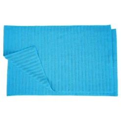 Classic Solid Eco-Friendly Modern Textured Premium Cotton Traditional 2-Piece Absorbent Bath Mat Set With Sturdy Cotton Backing By Blue Nile Mills -Home Decor Store GUEST 91f6c827 c564 41d0 8ff1 d4b4ba04014a