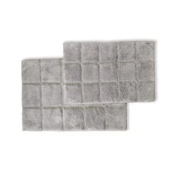 Plush And Absorbent Non-Slip Cotton Checkered 2-Piece Bath Rug Set By Blue Nile Mills 24 Plush And Absorbent Non-Slip Cotton Checkered 2-Piece Bath Rug Set By Blue Nile Mills -Home Decor Store GUEST 98ef0b73 7f3b 4f35 8400 a29624dbec28