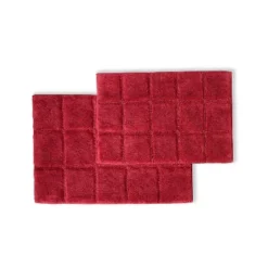 Plush And Absorbent Non-Slip Cotton Checkered 2-Piece Bath Rug Set By Blue Nile Mills 20 Plush And Absorbent Non-Slip Cotton Checkered 2-Piece Bath Rug Set By Blue Nile Mills -Home Decor Store GUEST 9acbd77d 4ae2 4e5d 8ee5 11a433929593