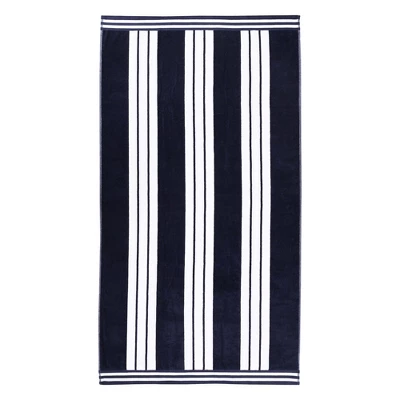 Striped Oversized Extra Large Cotton Beach Towel Set By Blue Nile Mills 8 Striped Oversized Extra Large Cotton Beach Towel Set By Blue Nile Mills - Image 6
