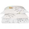 Embroidered Modern Bird And Nature Cotton Duvet Cover And Pillow Sham Set - Blue Nile Mills -Home Decor Store GUEST 9dc23e9c a9b3 4faa aa7b 4fcd8282b9a4