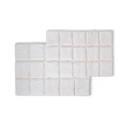 Plush And Absorbent Non-Slip Cotton Checkered 2-Piece Bath Rug Set By Blue Nile Mills 29 Plush And Absorbent Non-Slip Cotton Checkered 2-Piece Bath Rug Set By Blue Nile Mills -Home Decor Store GUEST a2269e33 aefe 4d50 82c4 e10b563f66a9