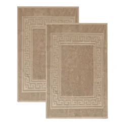 Modern Absorbent Bath Mat (Set Of 2), 22" X 35" By Blue Nile Mills -Home Decor Store GUEST a311e0b7 8651 4a7a bcf2 083b6e477166