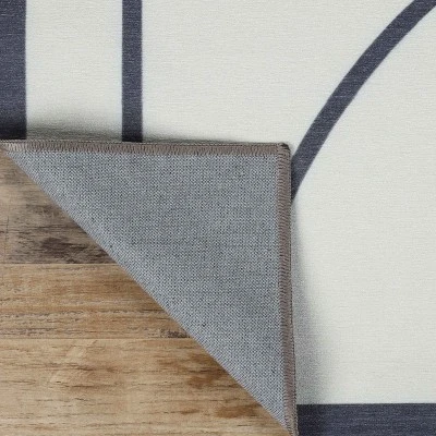 Basketball Non-Slip Kids Playroom Nursery Washable Indoor Area Rug By Blue Nile Mills 5 Basketball Non-Slip Kids Playroom Nursery Washable Indoor Area Rug By Blue Nile Mills - Image 3