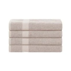 Eco-Friendly Absorbent 4-Piece Bath Towel Set By Blue Nile Mills -Home Decor Store GUEST a52b07a4 8e81 416a b416 ba8d46aa5517
