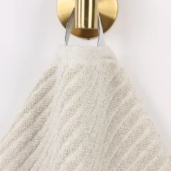 Viscose Cotton Blend Medium Weight Soft Textured Diagonal Ribbed Towel Set By Blue Nile Mills -Home Decor Store GUEST a58ccb13 5b58 4891 b8bd 06bf6964f08e