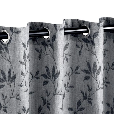 Vintage Leaves Jacquard 2 Piece Curtain Panel Set With Grommets By Blue Nile Mills 3 Vintage Leaves Jacquard 2 Piece Curtain Panel Set With Grommets By Blue Nile Mills