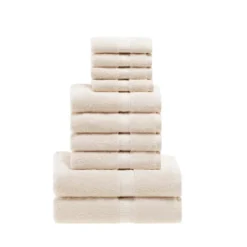 Premium Cotton 800 GSM Heavyweight Plush Luxury 10 Piece Bathroom Towel Set By Blue Nile Mills -Home Decor Store GUEST a73d0fdc 5f40 41cd 9631 744106aae948