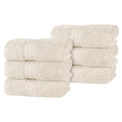 Cotton Plush Soft Highly-Absorbent Heavyweight Luxury Hand Towel Set Of 6 By Blue Nile Mills 10 Cotton Plush Soft Highly-Absorbent Heavyweight Luxury Hand Towel Set Of 6 By Blue Nile Mills - Image 8