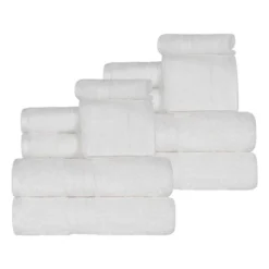Cotton Plush Highly-Absorbent Heavyweight Luxury 12 Piece Assorted Towel Set By Blue Nile Mills -Home Decor Store GUEST aa9921ab f895 45dd 9d21 1e6b27fa1ba0
