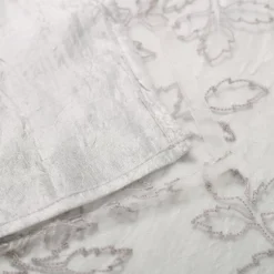 Lightweight Floral Embroidered Semi-Sheer 2-Piece Curtain Panel Set With Stainless Grommet Header - Blue Nile Mills -Home Decor Store GUEST adc5baf2 ab2e 4769 80c2 ec8df4b2cae0