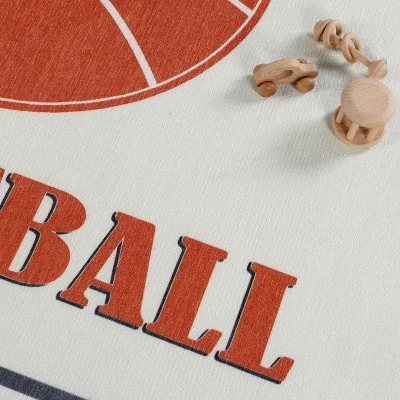 Basketball Non-Slip Kids Playroom Nursery Washable Indoor Area Rug By Blue Nile Mills 6 Basketball Non-Slip Kids Playroom Nursery Washable Indoor Area Rug By Blue Nile Mills - Image 4