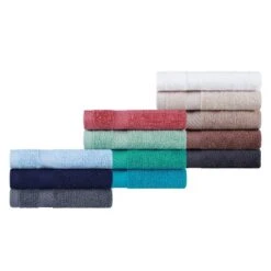 Modern Solid Classic Luxury Cotton 3 Piece Bath, Face, And Hand Towel Set By Blue Nile Mills -Home Decor Store GUEST af5391cd 7fd5 4f9d add1 b1fc1c15ec81