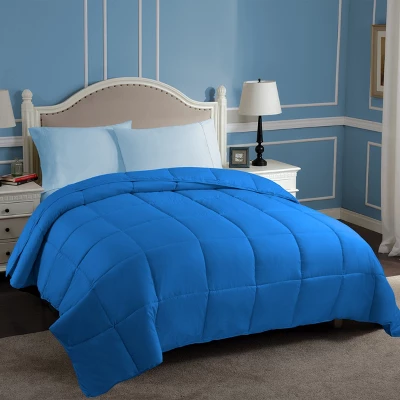 Classic Comforter Reversible All-Season Medium Weight Down Alternative Bedding By Blue Nile Mills 6 Classic Comforter Reversible All-Season Medium Weight Down Alternative Bedding By Blue Nile Mills - Image 4