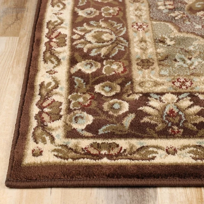 Traditional Ornamental Floral Formal Indoor Area Rug Or Runner By Blue Nile Mills 4 Traditional Ornamental Floral Formal Indoor Area Rug Or Runner By Blue Nile Mills - Image 2