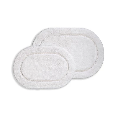 Plush And Absorbent Non-Slip Cotton Oval 2-Piece Bath Rug Set By Blue Nile Mills 16 Plush And Absorbent Non-Slip Cotton Oval 2-Piece Bath Rug Set By Blue Nile Mills - Image 14