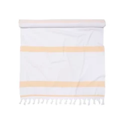 Cotton Oversized Striped Fouta Beach Towel With Tassels By Blue Nile Mills -Home Decor Store GUEST c1ec2cf4 2983 4be0 ba59 05db0eeec42e