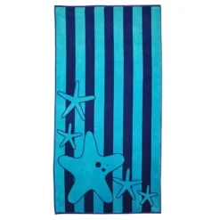 Summer Starfish Cotton Oversized Beach/ Bath Towel, Soft Highly Absorbent Terry Lightweight, Perfect After Swimming Or Sunbathing By Blue Nile Mills -Home Decor Store GUEST c2bc6ce7 3af3 4dcf bf2b ee491498f0f9