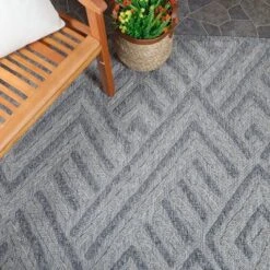 Contemporary Geometric Abstract Indoor Outdoor Area Rug By Blue Nile Mills -Home Decor Store GUEST c6ac889a cd1f 40b0 9d83 67ed8eb245f3