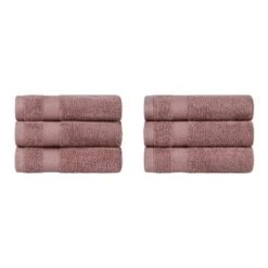 Modern Solid Classic Premium Luxury Cotton 6 Piece Hand Towel Set By Blue Nile Mills -Home Decor Store GUEST c7e5ee8e 8e48 40ed 858c 9b34c5ab7290