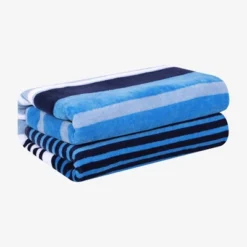 Contemporary Striped Cotton Large Oversized Beach Towel By Blue Nile Mills -Home Decor Store GUEST c9d73310 5293 4074 b485 0b72c4998aab