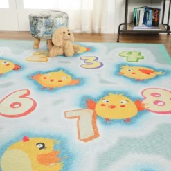 Playtime Numbers Vibrant Kids Indoor Area Rug By Blue Nile Mills -Home Decor Store GUEST cac9ee12 7183 4240 b17a d5fca18ca8af