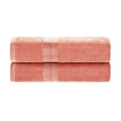 Plush And Absorbent Rayon From Bamboo And Cotton 2-Piece 30" X 54" Bath Towel Set By Blue Nile Mills -Home Decor Store GUEST cc94fc89 2d94 4cfd 93d2 dc224656a848