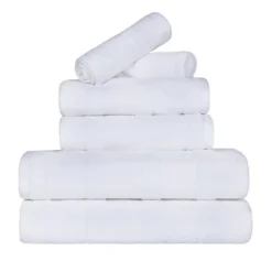 Ribbed Cotton Highly Absorbent Medium Weight Bath Towels, Set Of 3 By Blue Nile Mills 31 Ribbed Cotton Highly Absorbent Medium Weight Bath Towels, Set Of 3 By Blue Nile Mills -Home Decor Store GUEST cd8ef13f b0db 4bb4 90cc 606ee695352f